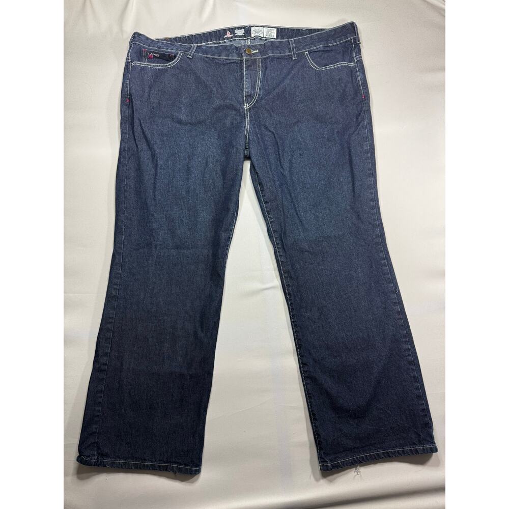 Lapco FR Women's Fire Resistant Straight Leg Blue Denim Jeans - Sz 28T (51x33)
